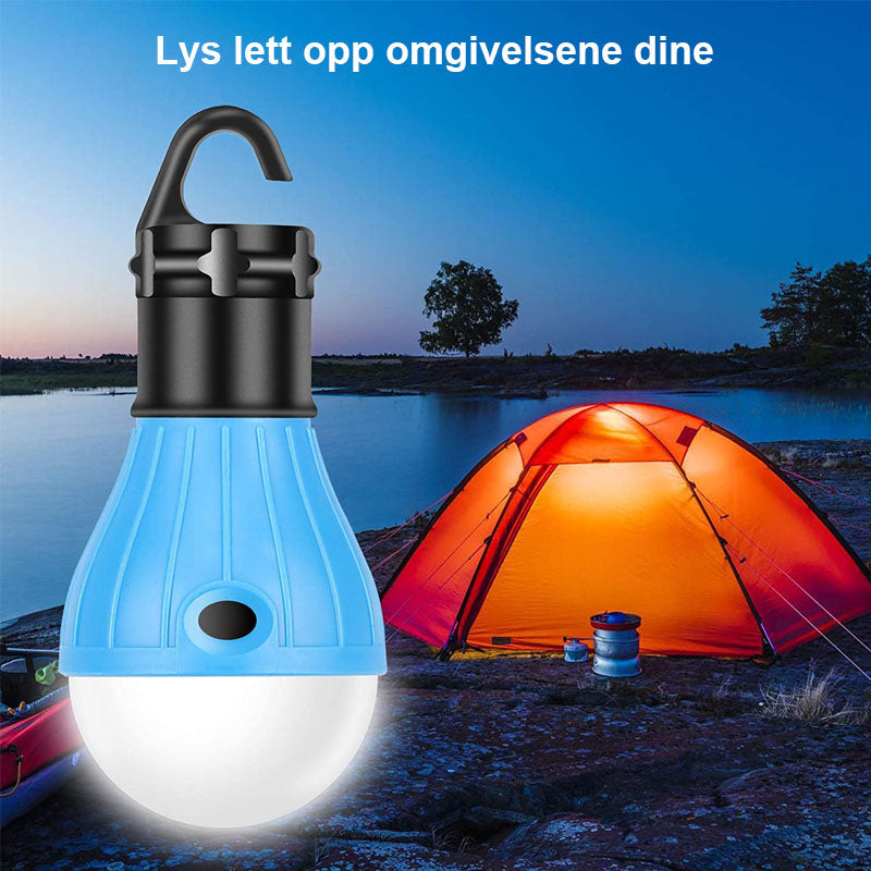 LED campinglys til telte og udendørs brug - kompakt og bærbar