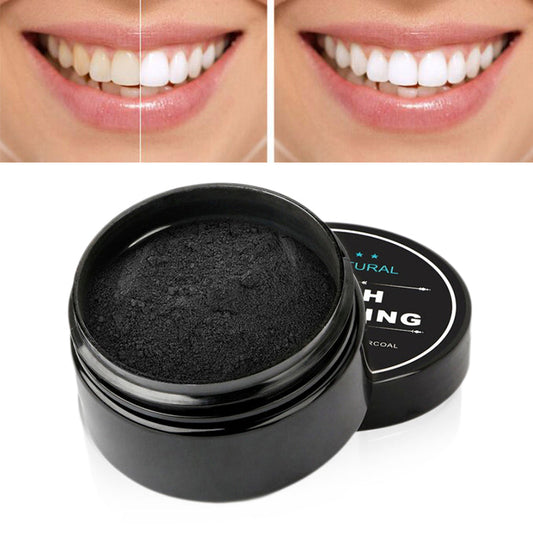 Tandblegning kulstofpulver - hvidere smil naturligt