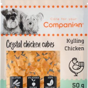 Companion Crystal cubes Puppy (kylling). 50g.