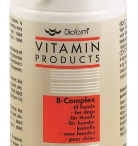 Diafarm B-Complex. B-vitamintabletter til hunde. 130stk.