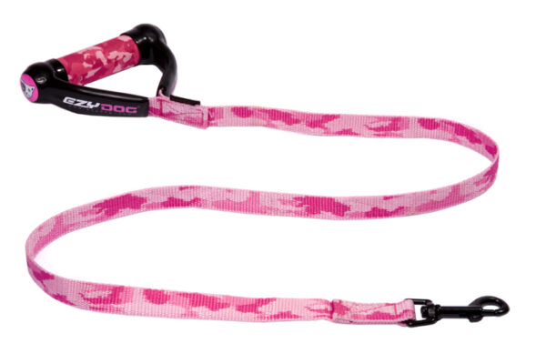 Ezydog Webster line med trekantet håndtag. Pink Camo.