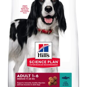 Hill's Science Plan Adult. Medium Breed. Tun&Ris.