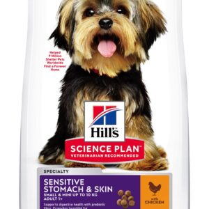 Hill's Science Plan™ Canine Adult Small&Mini Breed. Sensitive Stomach & Skin. Chicken.