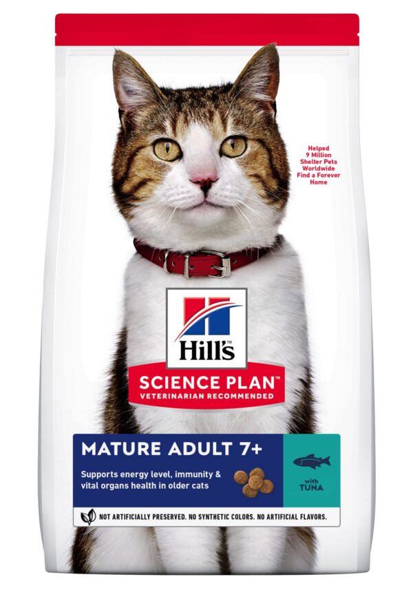 Hill's Science Plan™ Feline Mature Adult 7 + Tuna 1.5kg