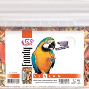 Lolo Pets Papegøje foder. 1500g.