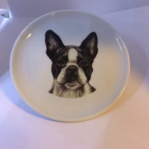 Platte med Boston Terrier