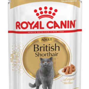 Royal Canin British Shorthair Gravy. Tynde bidder i sovs. Vådfoder. Til katte over 1 år. 12 ps. á 85 g.