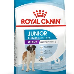 Royal Canin Giant Junior. Hunde fra 8 til 18/24 måneder. Voksenvægt over 45 kg.  (15kg)