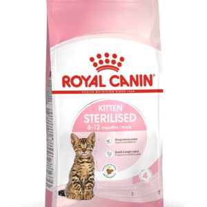 Royal Canin Kitten Sterilised til steriliserede/kastrerede killinger op til 12 måneder. 2kg.