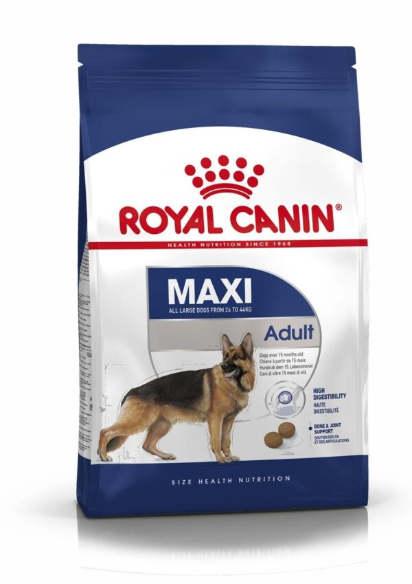 Royal Canin Maxi Adult 26-44kg. Voksen og Moden. Hund.