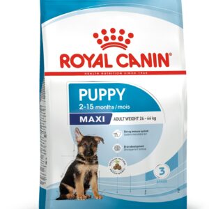 Royal Canin Maxi Puppy. Op til 15 måneder. Voksenvægt 26-44kg