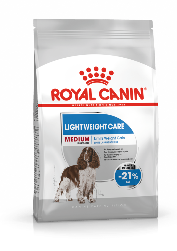 Royal Canin Medium LIGHT Weightcare. Hund med særligt behov. (12kg).