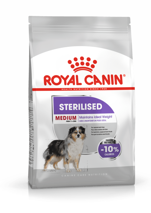 Royal Canin Medium Sterilised til steriliserede/kastrerede hunde over 12 måneder. (12kg)