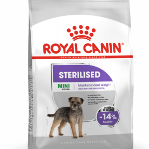 Royal Canin Mini Sterilised Adult. Til Steriliserede/kastrerede hunde. Over 10 måneder