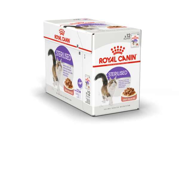 Royal Canin Sterilised Gravy Vådfoder. 12x85g