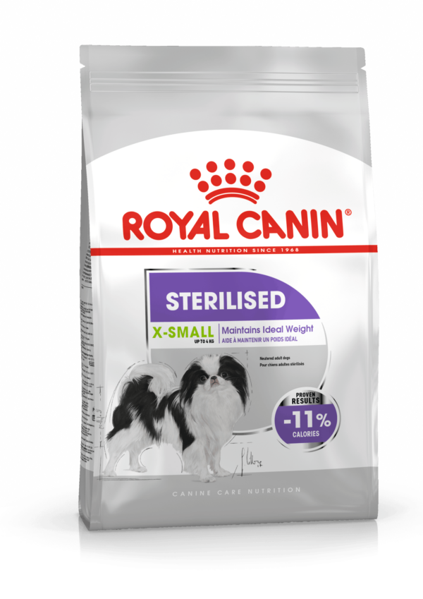 Royal Canin X-Small Sterilised Adult til voksne hunde over 10 måneder. (1