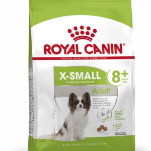 Royal Canin XSmall Adult 8+.  (op til 4 kg hund) Over 8 år.