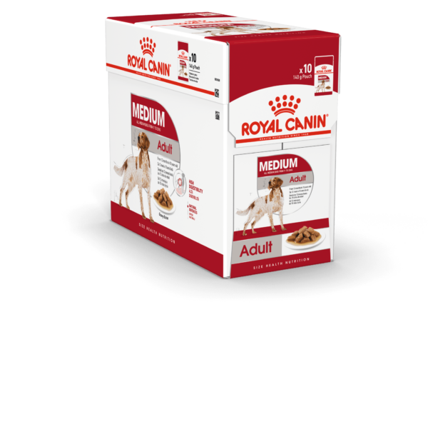 Royal Canin vådfoder Medium Adult 10x140g