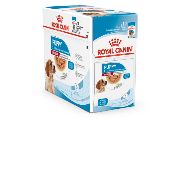 Royal Canin vådfoder Medium Puppy 10x140g