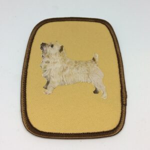 Stofmærke med Cairn Terrier