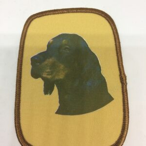 Stofmærke med Gordon Setter