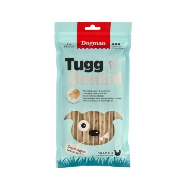 Tyggepind. Tugg Dental m. kylling. 160g.