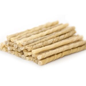 Tyggepinde. Twisted stick natural. 500g.