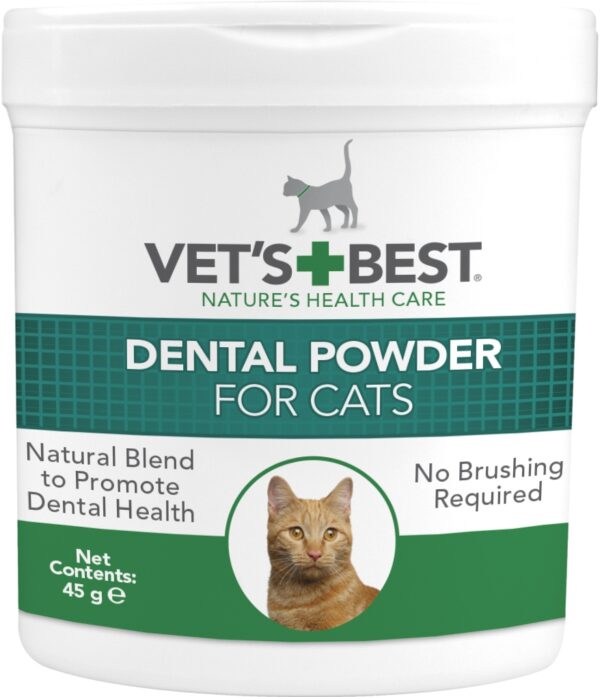 Vets Best tandplejepulver kat. 45g.