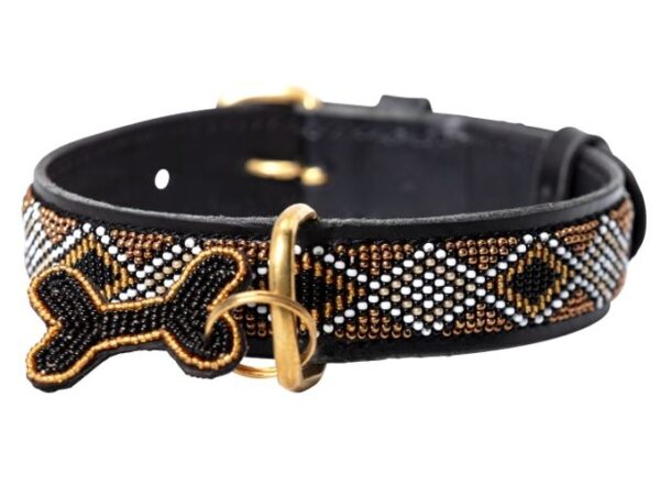 Gold hundehalsbånd Zinj Design