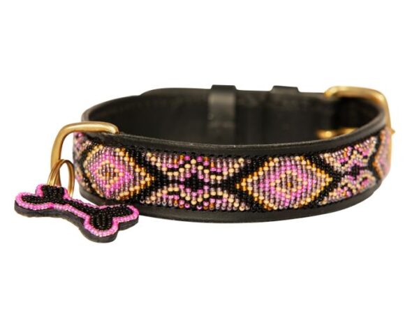 Ombima Pink hundehalsbånd Zinj Design
