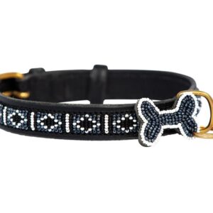 Rafiki black Skinny halsbånd. Zinj Design.