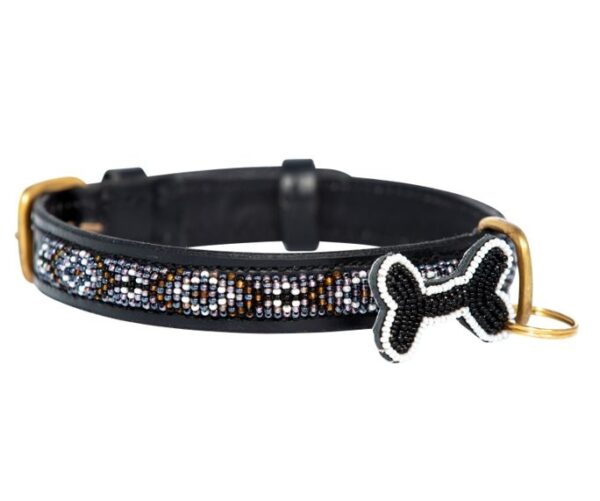 Ombima Black Skinny halsbånd. Zinj Design.