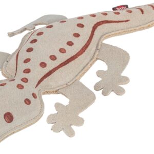 Salamander i læder.