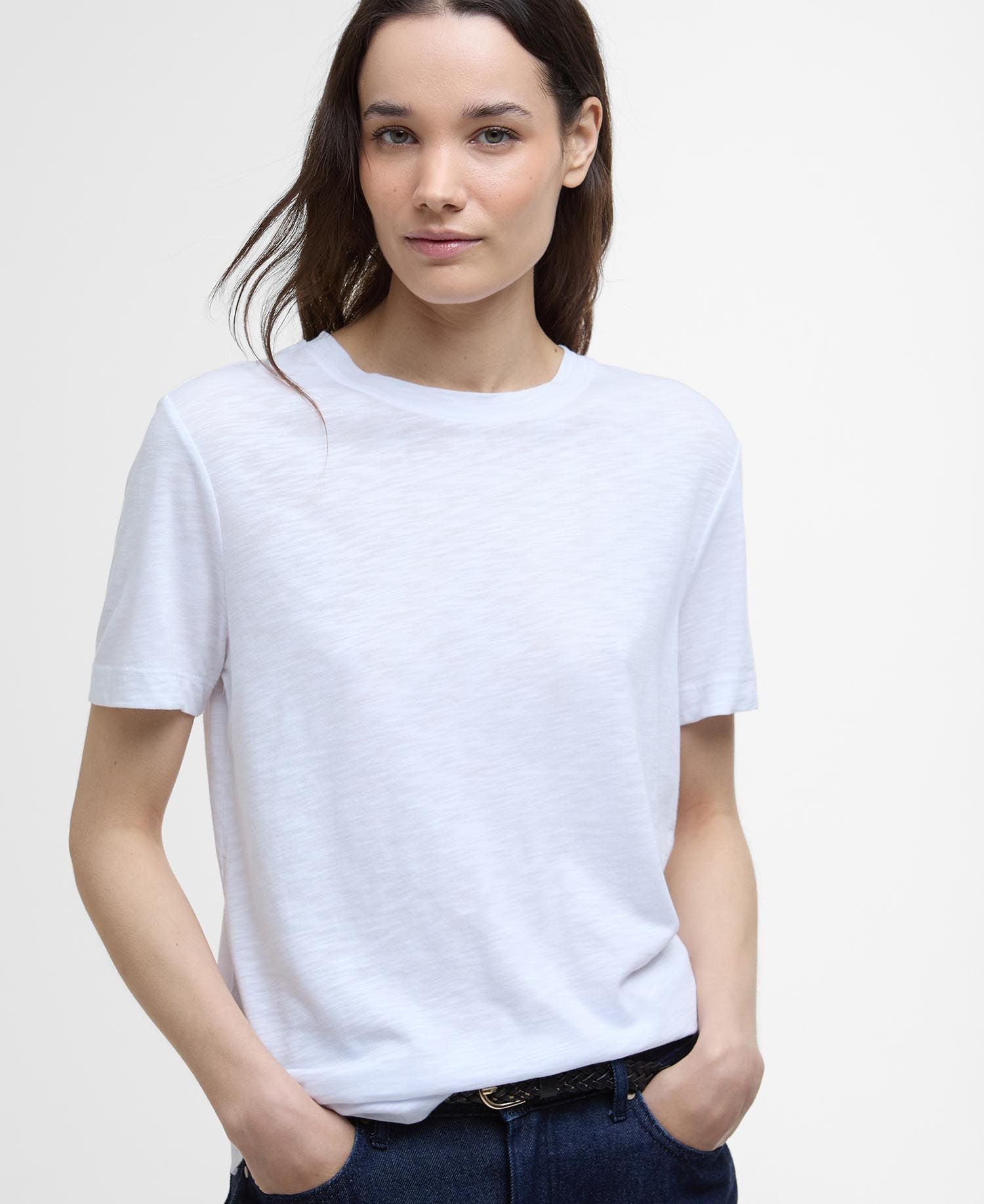 Barbour Ava T-shirt Klassisk elegance i hvid - 16