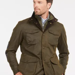 Barbour - Herre jakke - Ogston Wax - Olive - XXL