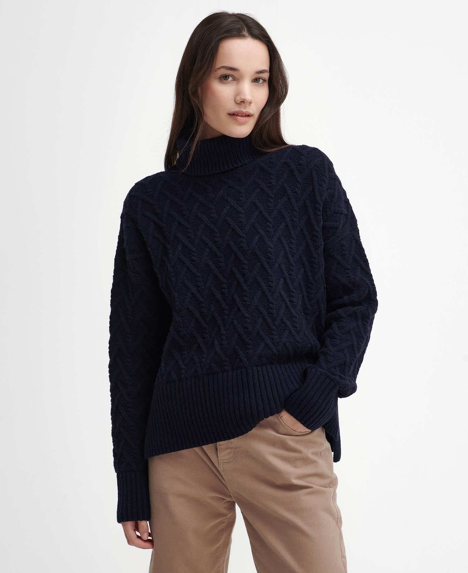 Barbour - Sweater - Clarence Knit - Navy - 16 (42)