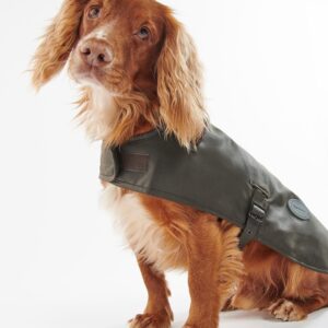 Barbour Wax Dog Coat - Olive - XXL