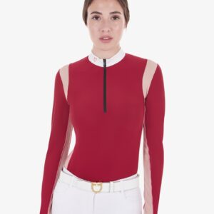 Equestro - Dame Stævne polo - Scooter/cameo rose - Scooter/cameo rose / XL