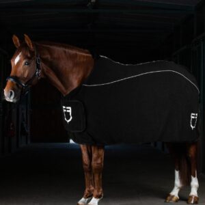 Equestro - Fleece tæppe- Sort - 165 / Sort
