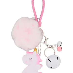Equipage - Unicorn pom pon Nøglering - Fairy Tale / ONE SIZE