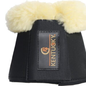 Kentucky - Klokker med lammeskind - Sort / XXL