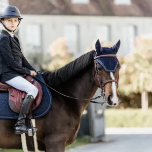 Kentucky - Spring underlag med glimmerkant- Navy - Navy / Full