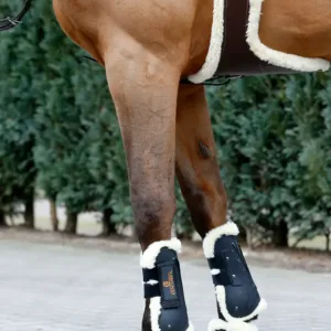 Kentucky - Springplade med lammeskind - Brun / 130cm